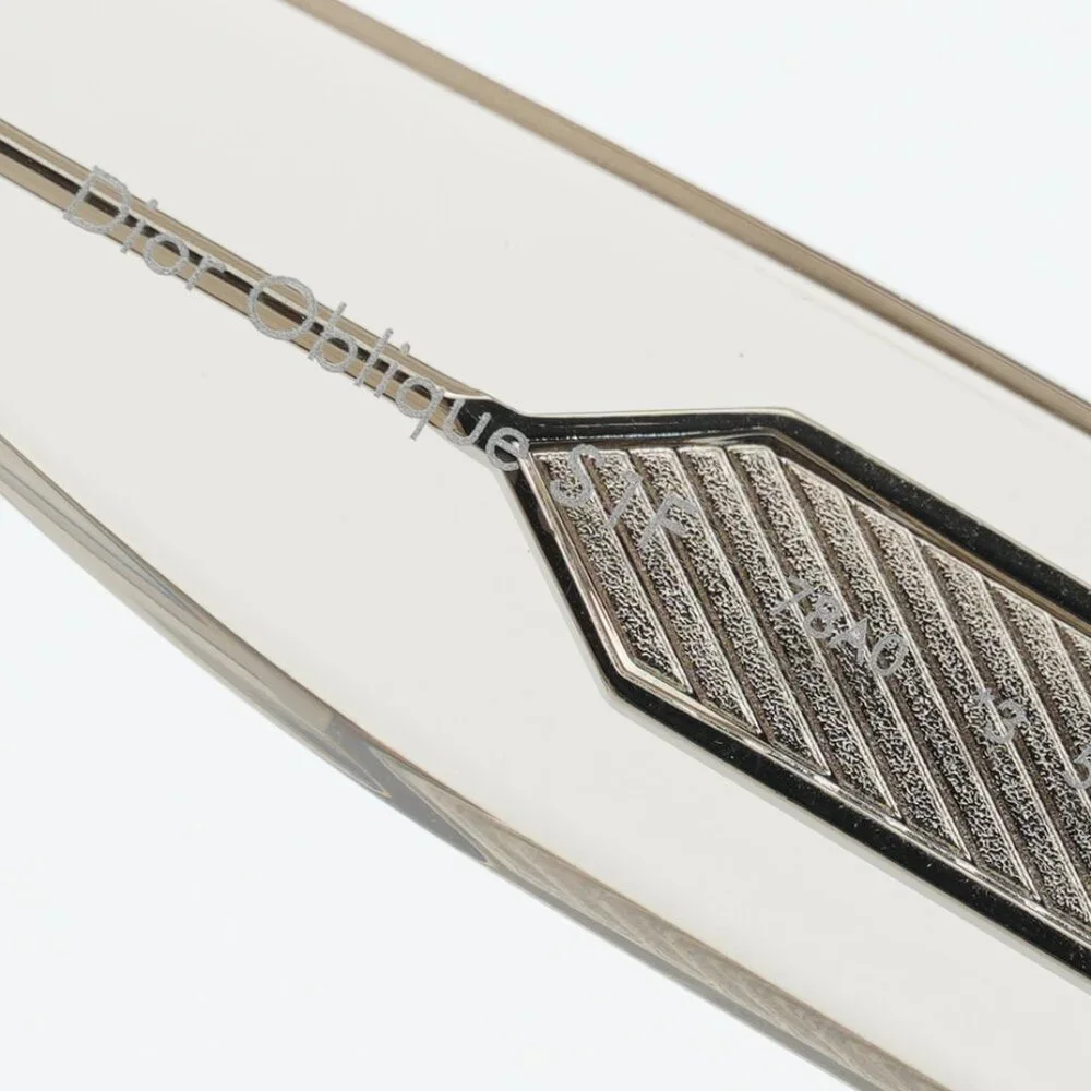 Dior OBLIQUE S1F 78A0 Sunglasses Khaki Square Frame, Grey Lenses - Picture 9 of 13